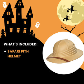 Safari Pith Helmet Hat Adult Costume Accessory