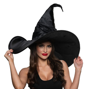 Jumbo Black Witch Hat Adult Costume Accessory