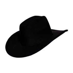 Black Bullnose Cowboy Hat Adult Costume Accessory