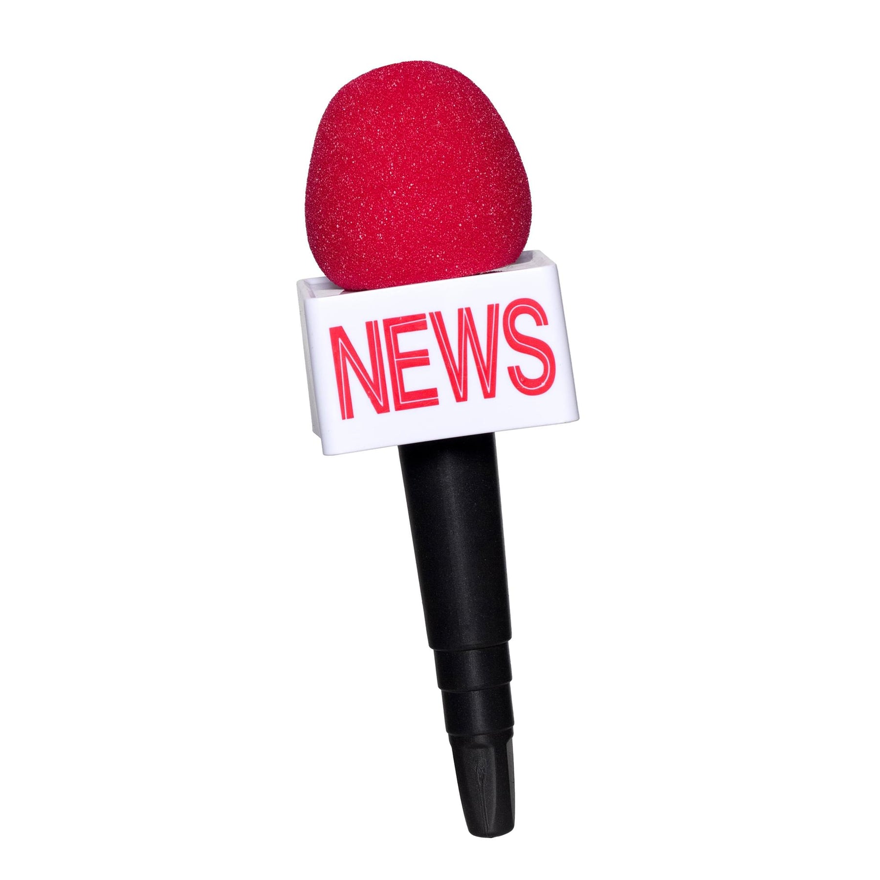 News Reporter Microphone 10 Inch Adult Costume Accessory