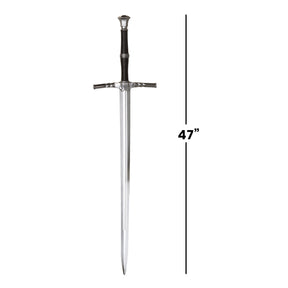 Black Knight Sword and Sheath 47 Inch Foam Adult Costume Accessory