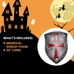 Medieval Shield 20 Inch Foam Adult Costume Accessory