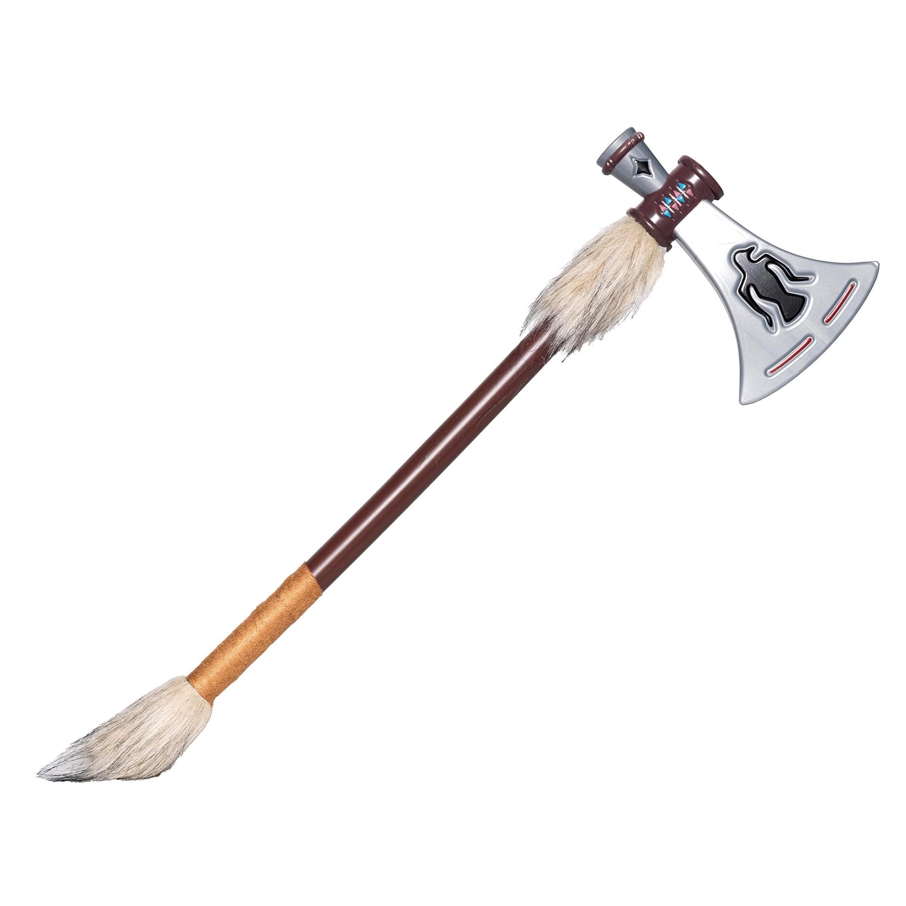 Tomahawk with Fur 11 Inch Foam Adult Costume Accessory