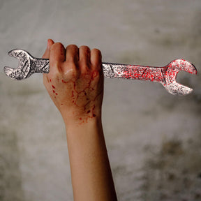 Blood Splattered Wrench 15 Inch Foam Adult Costume Accessory