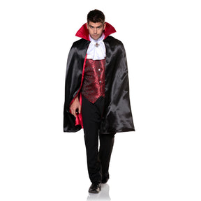 Vampire Cape & Vest Adult Costume Set