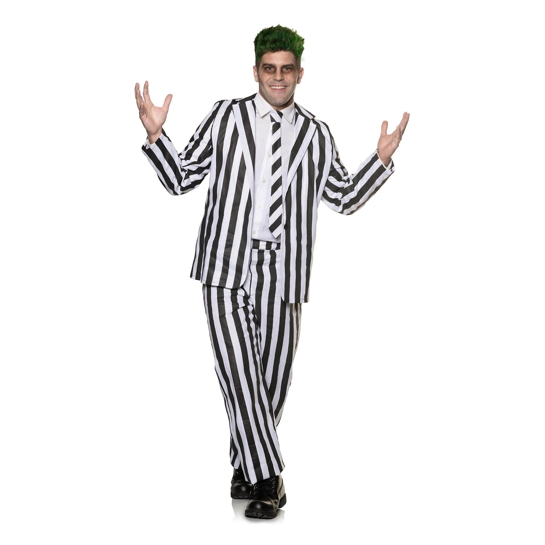 Spooky Striped Suit Adult Costume