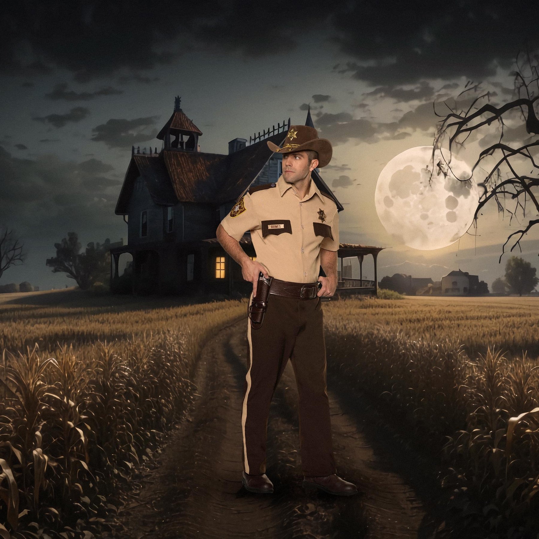 The Walking Dead Sheriff Rick Grimes Adult Costume