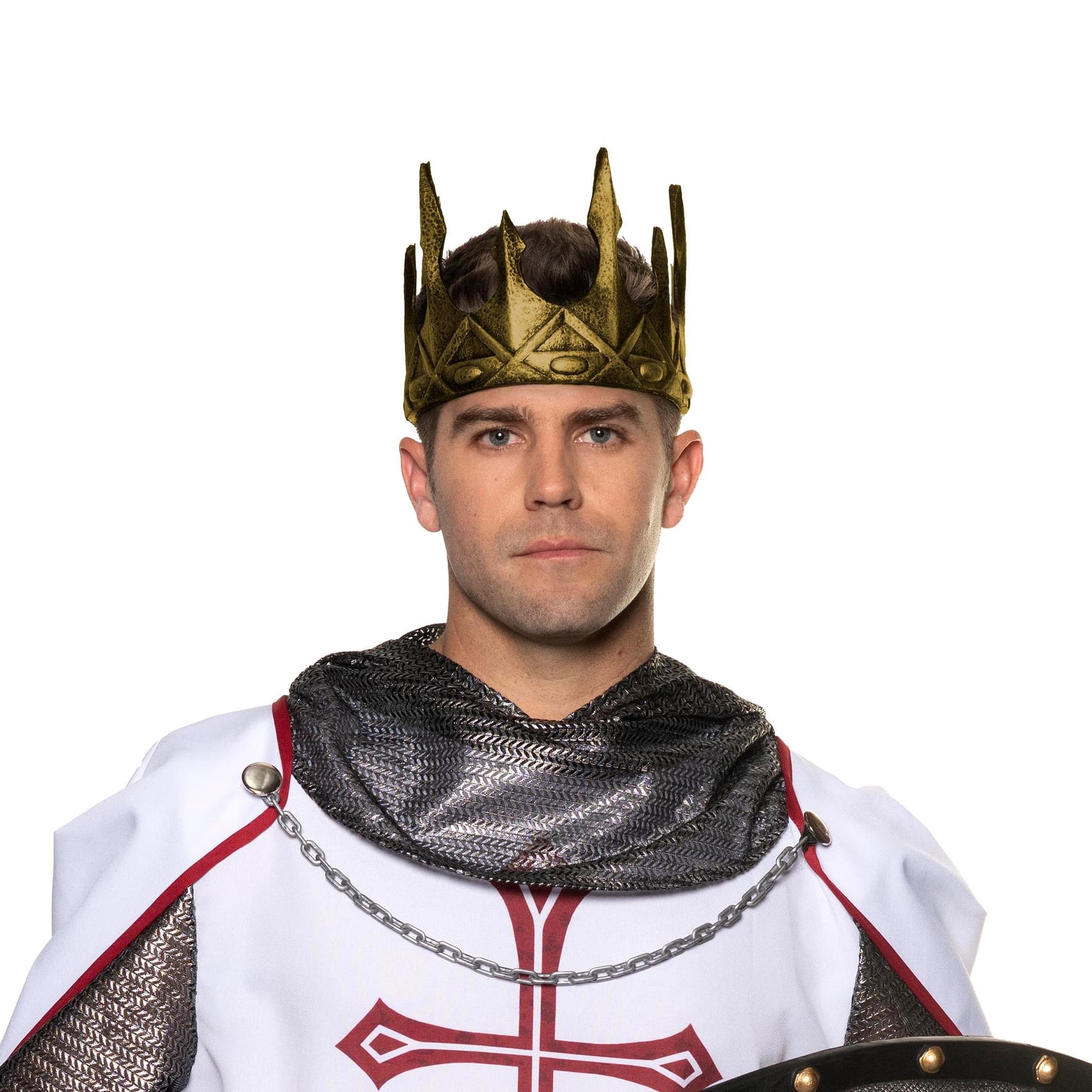 King's Silver Crown Foam Adult Costume Accessory