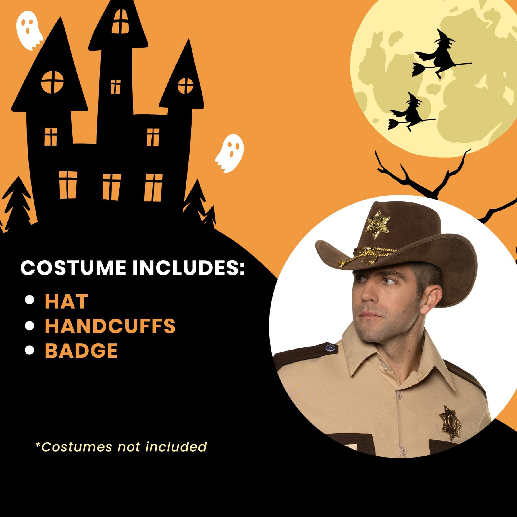 The Walking Dead Sheriff Rick Grimes Adult Costume Accessory Kit