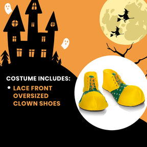 Oversized Yellow Clown Adult Costume Shoes