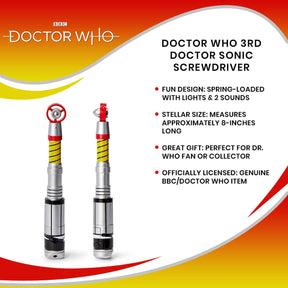 Doctor Who 3rd Doctor Sonic Screwdriver