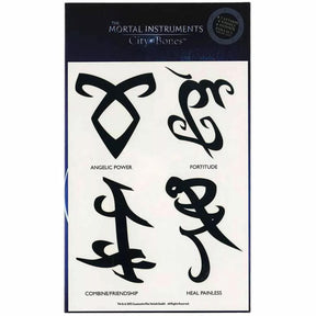 The Mortal Instruments City of Bones Temporary Tattoo Set