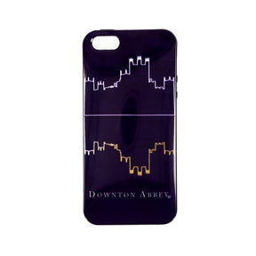 Downton Abbey iPhone 5/5s Hard Snap Case: Purple Abbey Silhouette