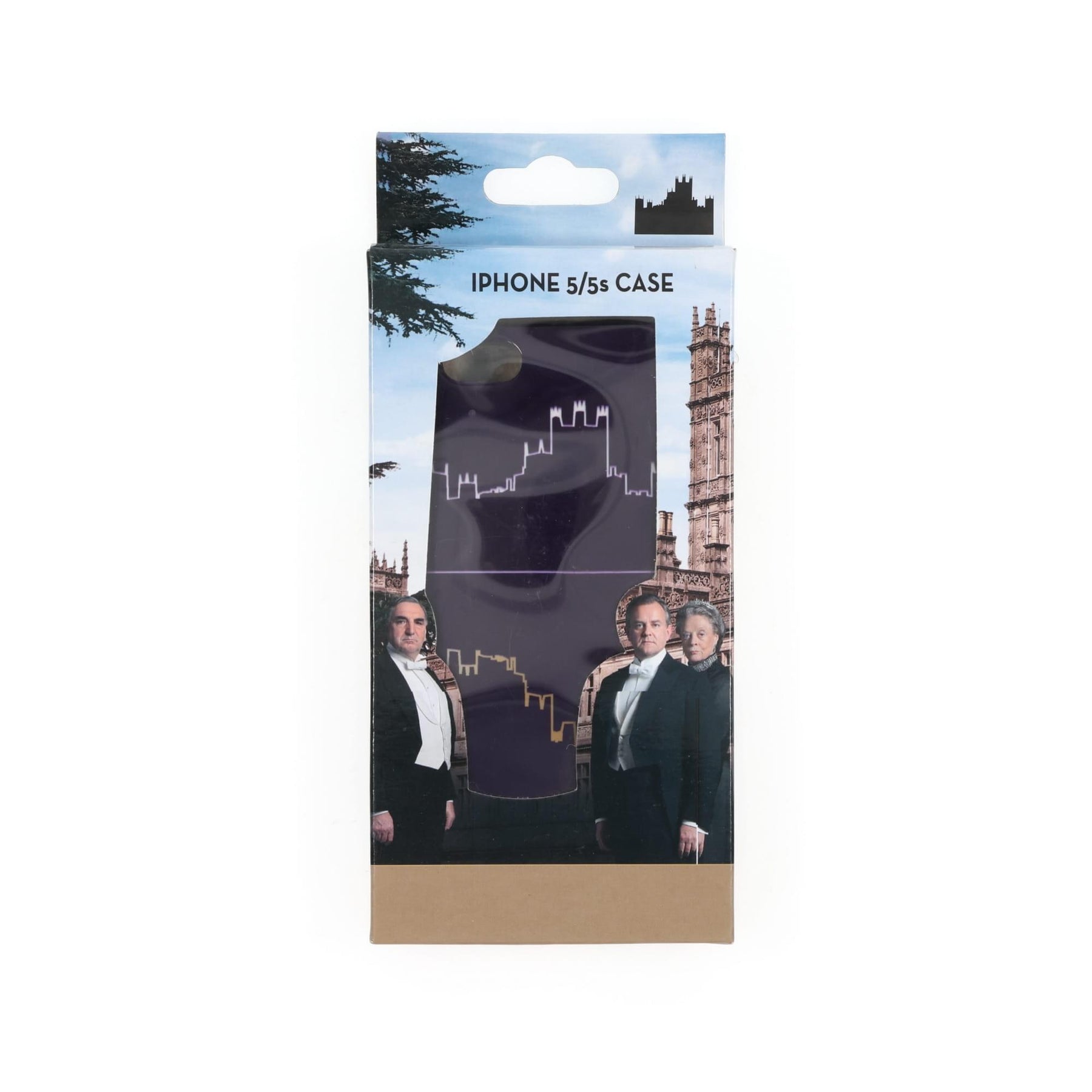 Downton Abbey iPhone 5/5s Hard Snap Case: Purple Abbey Silhouette