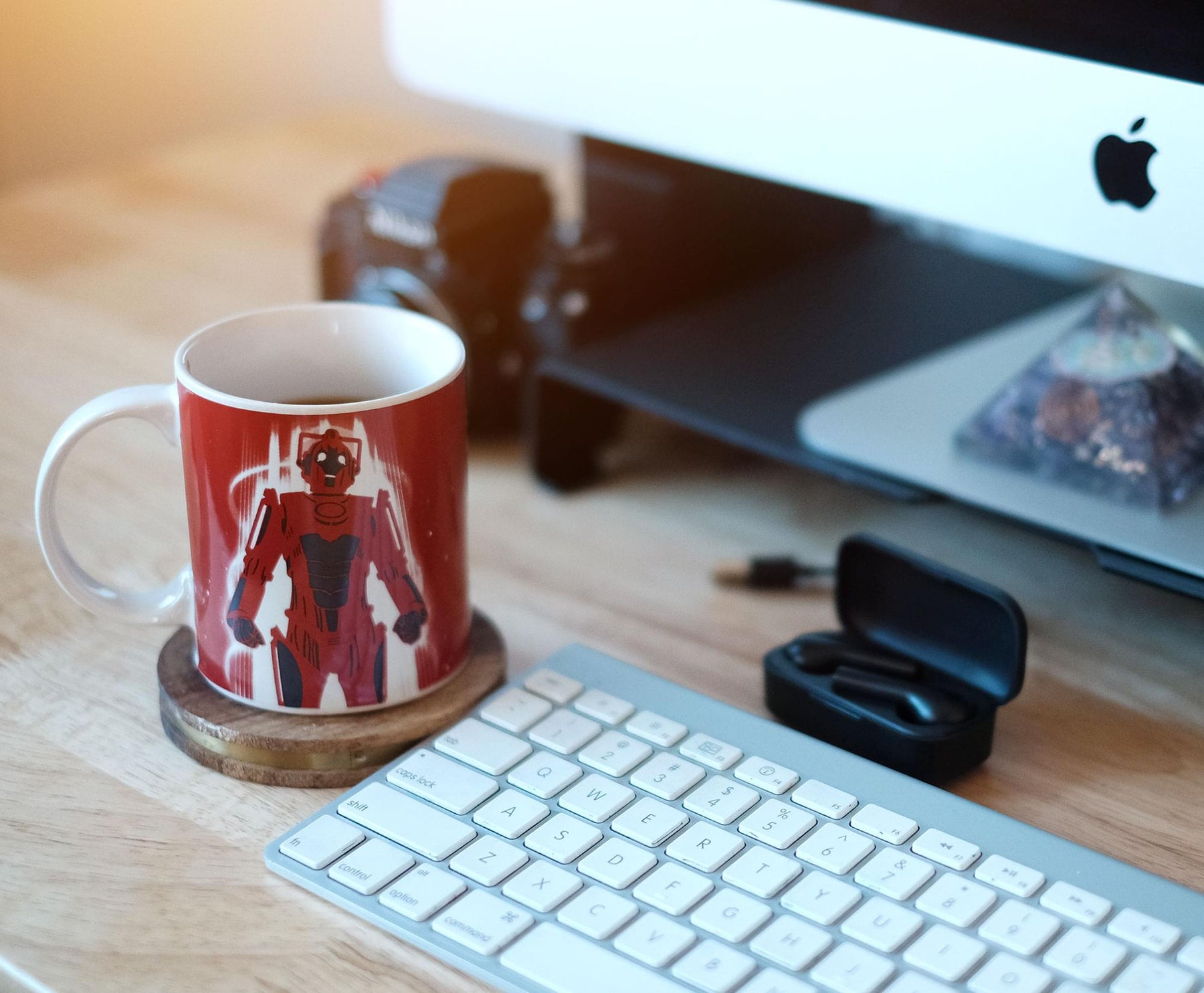 Doctor Who Red Cyberman Ceramic Coffee Mug