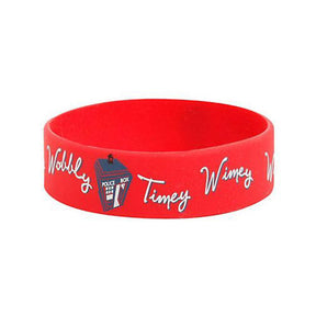 Doctor Who Rubber Wristband Wibbly Wobbly Timey Wimey