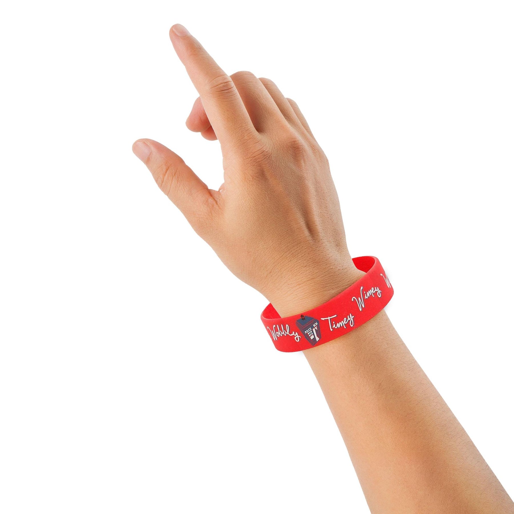 Doctor Who Rubber Wristband Wibbly Wobbly Timey Wimey