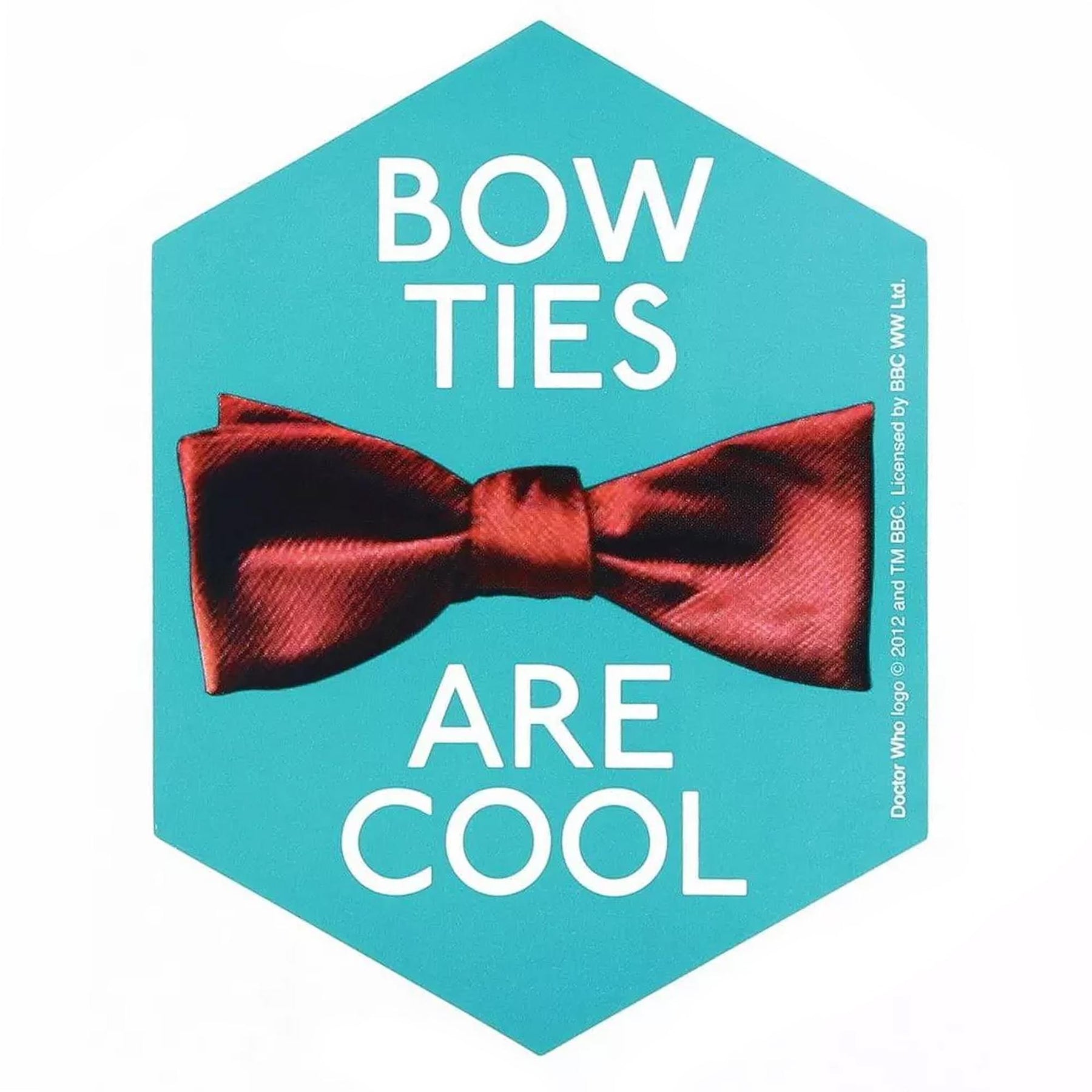 Doctor Who Sticker: Bow Ties Are Cool