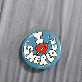 Sherlock Holmes I Love Sherlock Pin