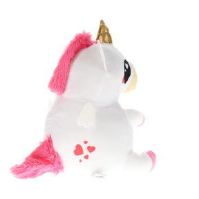 Glitter Galaxy 12-Inch Rainbow Hair White UniCow Collectible Plush