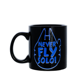 Star Wars Never Fly Solo 20oz Ceramic Coffee Mug