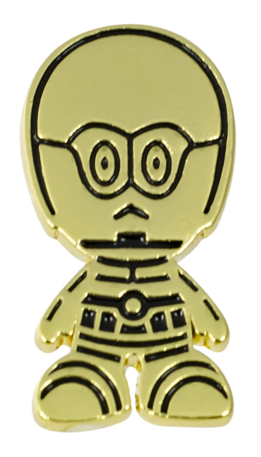 Star Wars C-3PO Stylized 7 Inch Plush With Enamel Pin