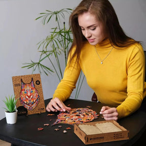 Lynx 297 Piece Shaped Wooden Jigsaw Puzzle