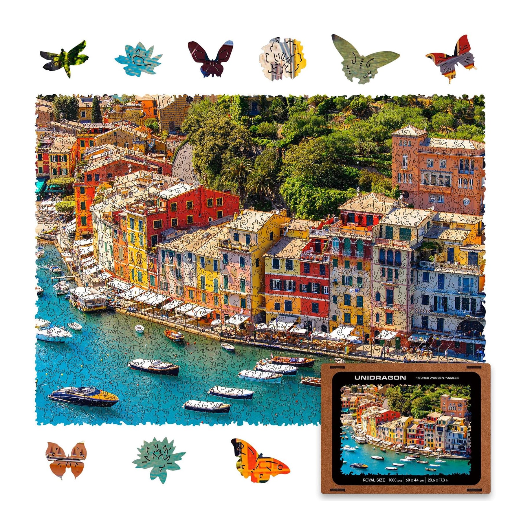 Italian Riviera 125 Piece Wooden Jigsaw Puzzle