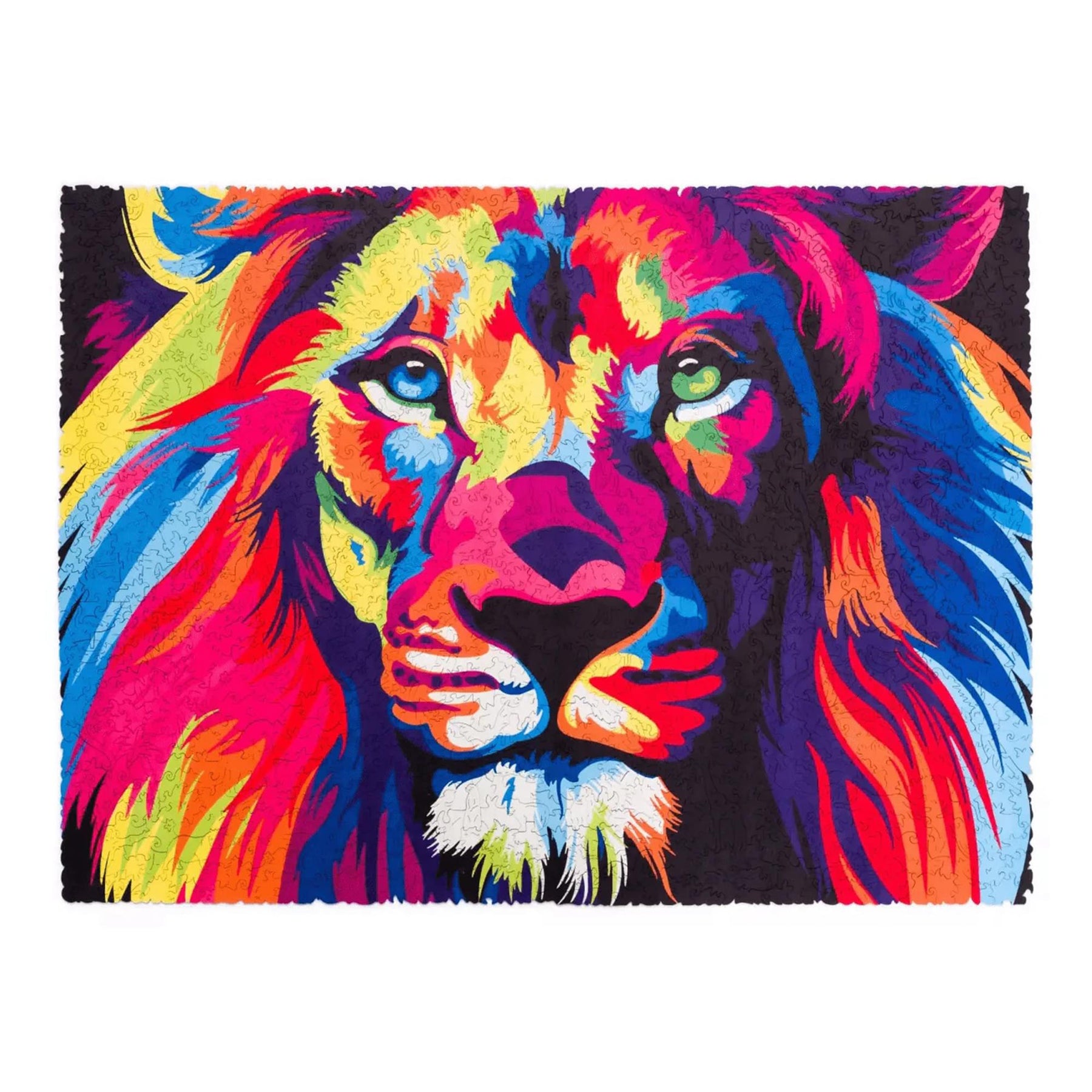 Hologram Lion 500 Piece Wooden Jigsaw Puzzle