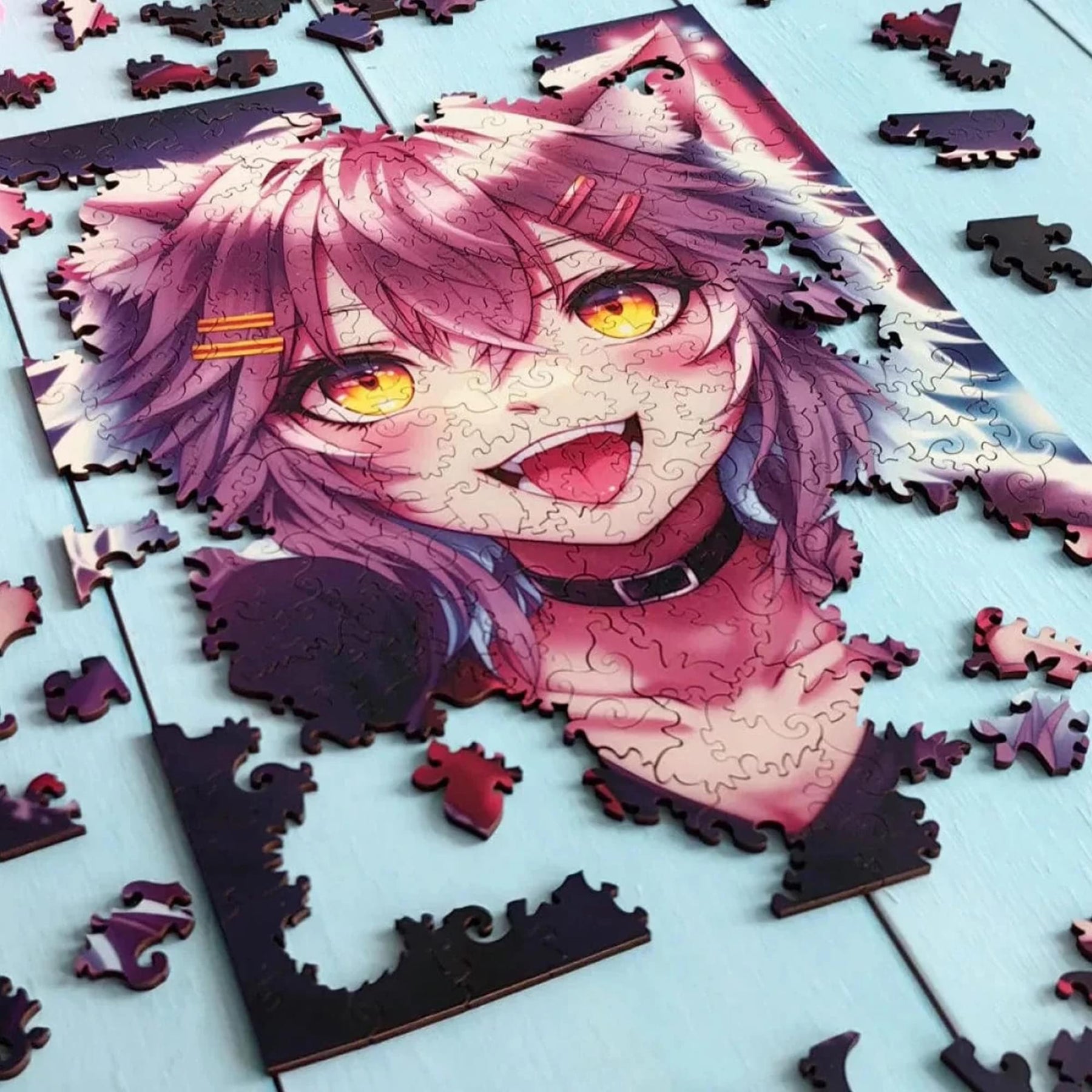 Neko Chan 250 Piece Wooden Jigsaw Puzzle