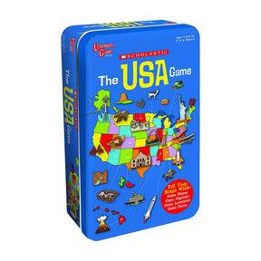 Scholastic The USA Game Tin | 2-4 Players