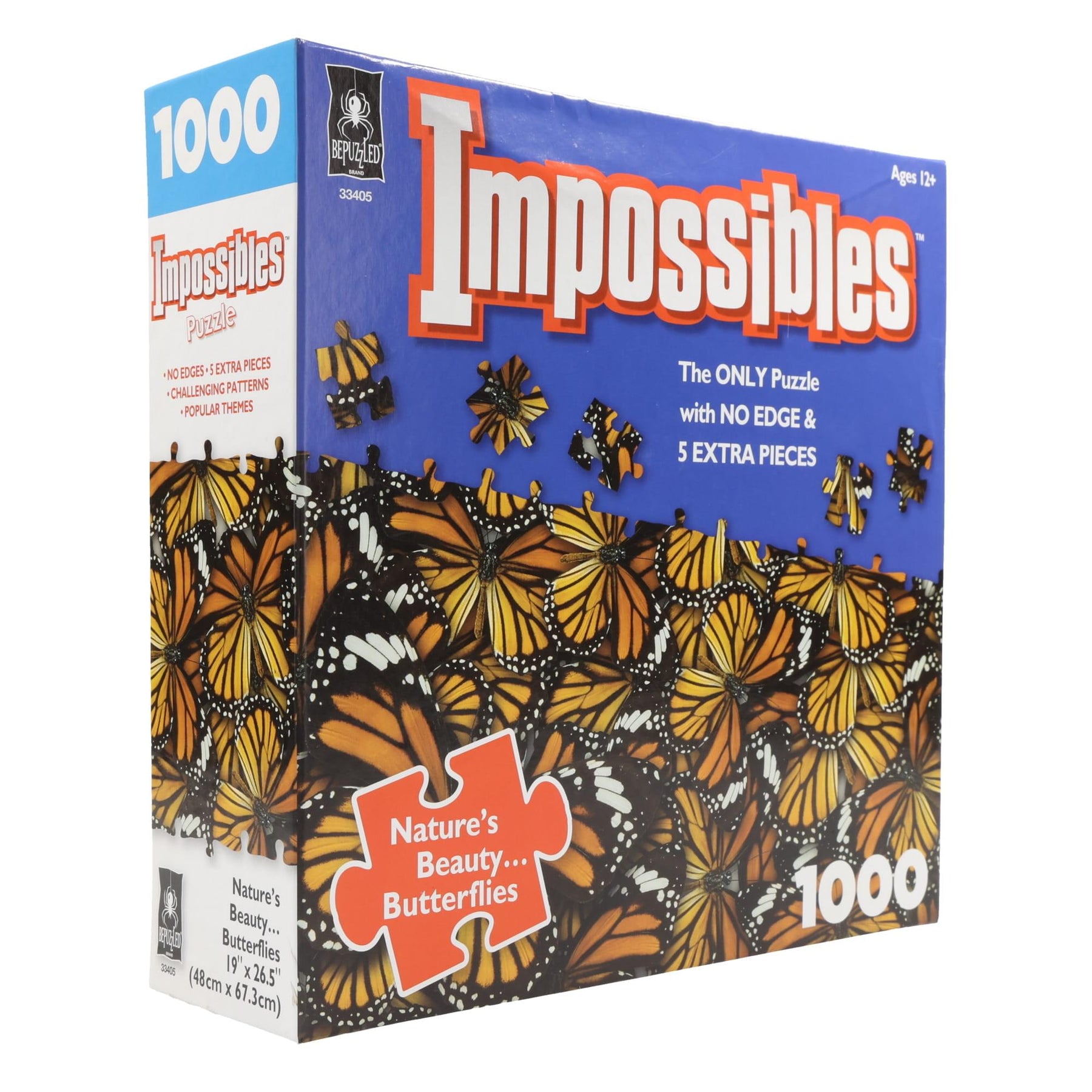 Natures Beauty Butterflies 1000 Piece Jigsaw Puzzle