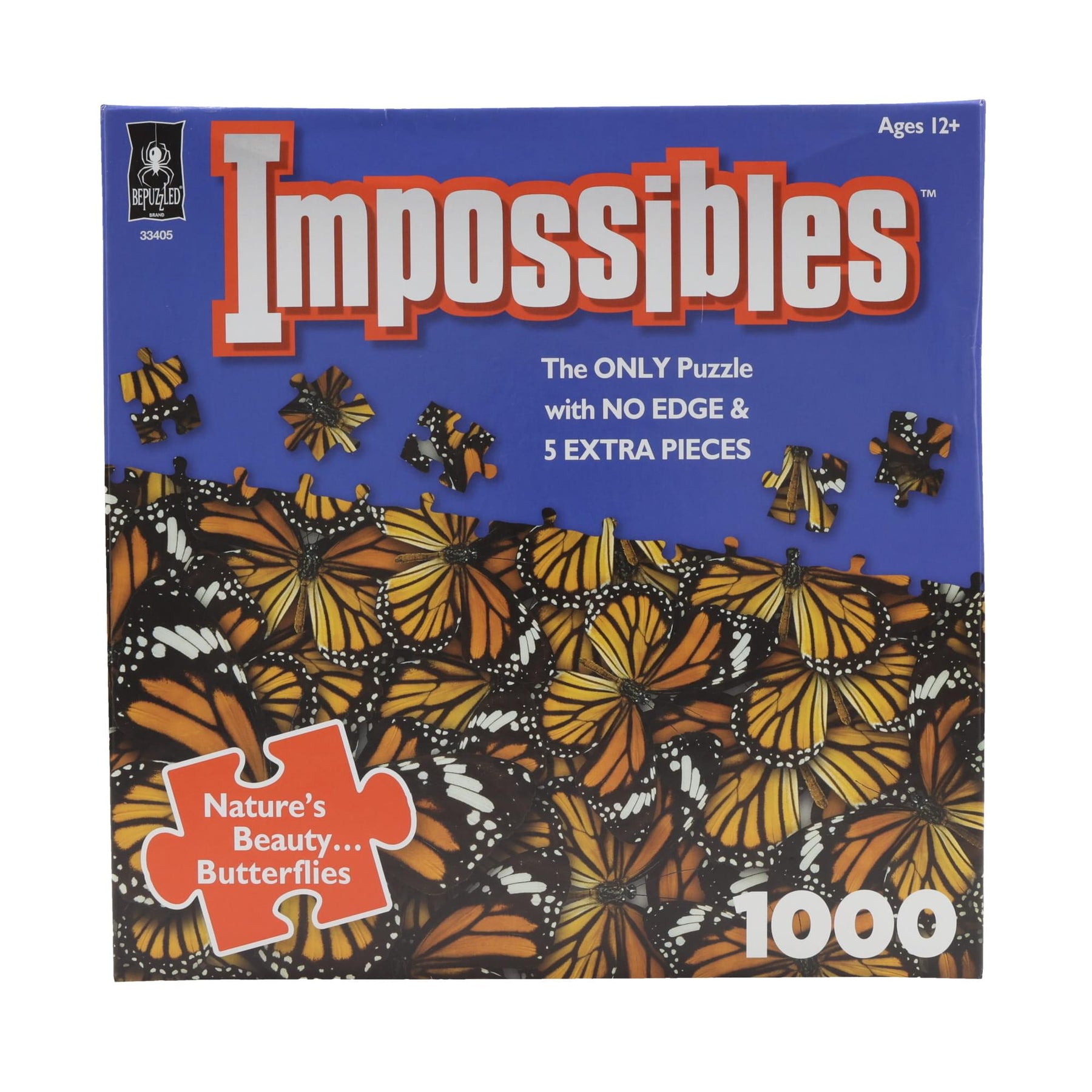 Natures Beauty Butterflies 1000 Piece Jigsaw Puzzle