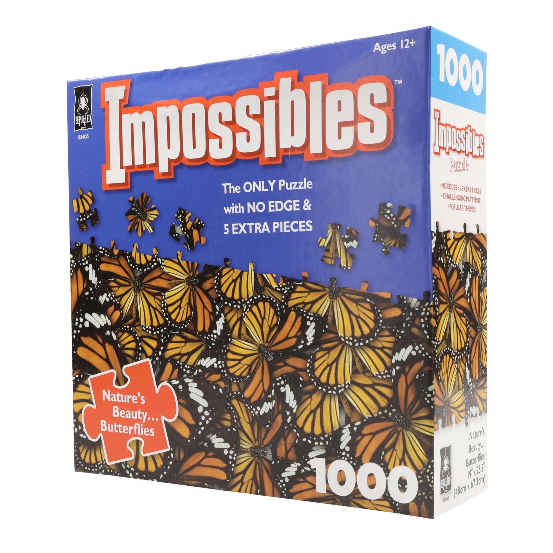 Natures Beauty Butterflies 1000 Piece Jigsaw Puzzle