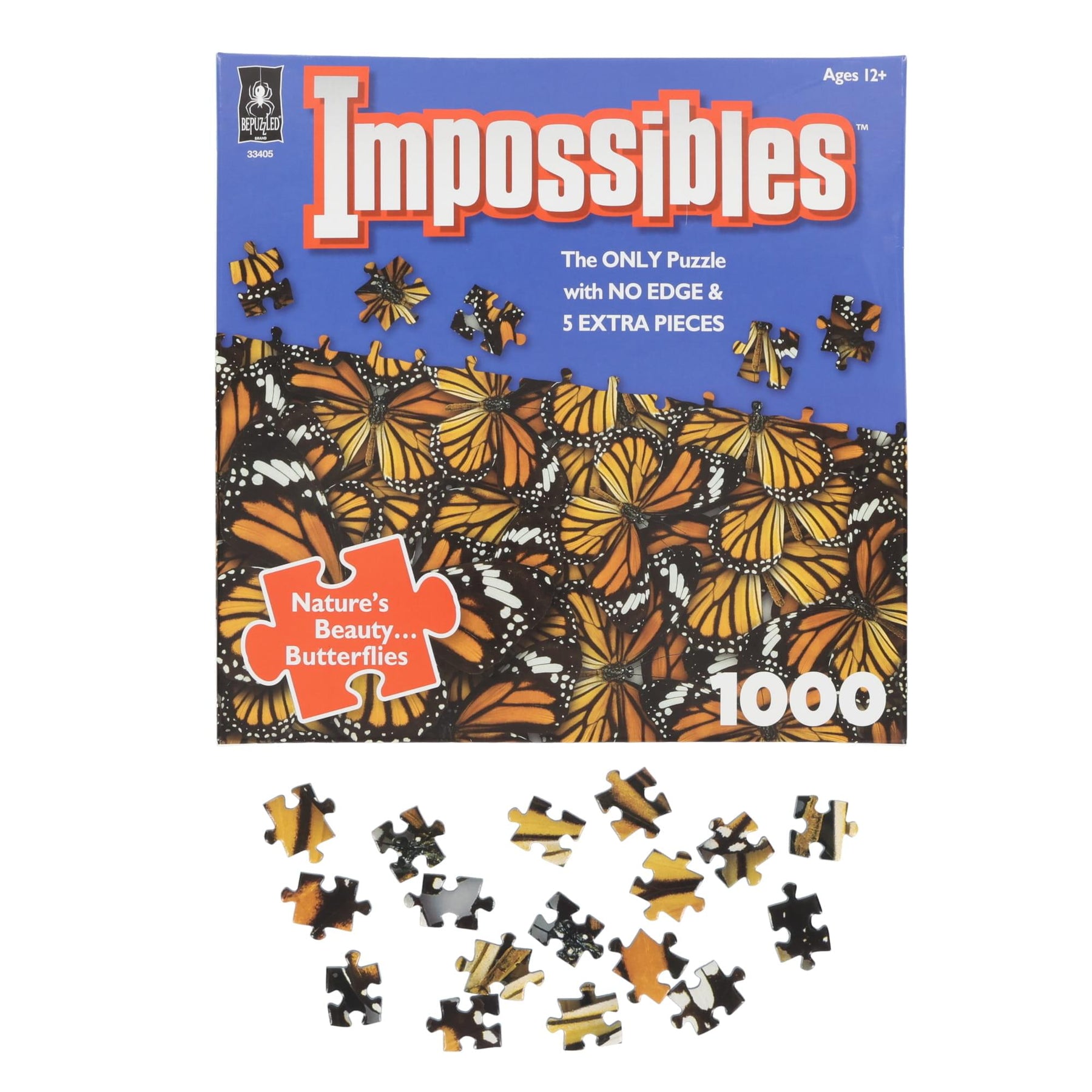 Natures Beauty Butterflies 1000 Piece Jigsaw Puzzle