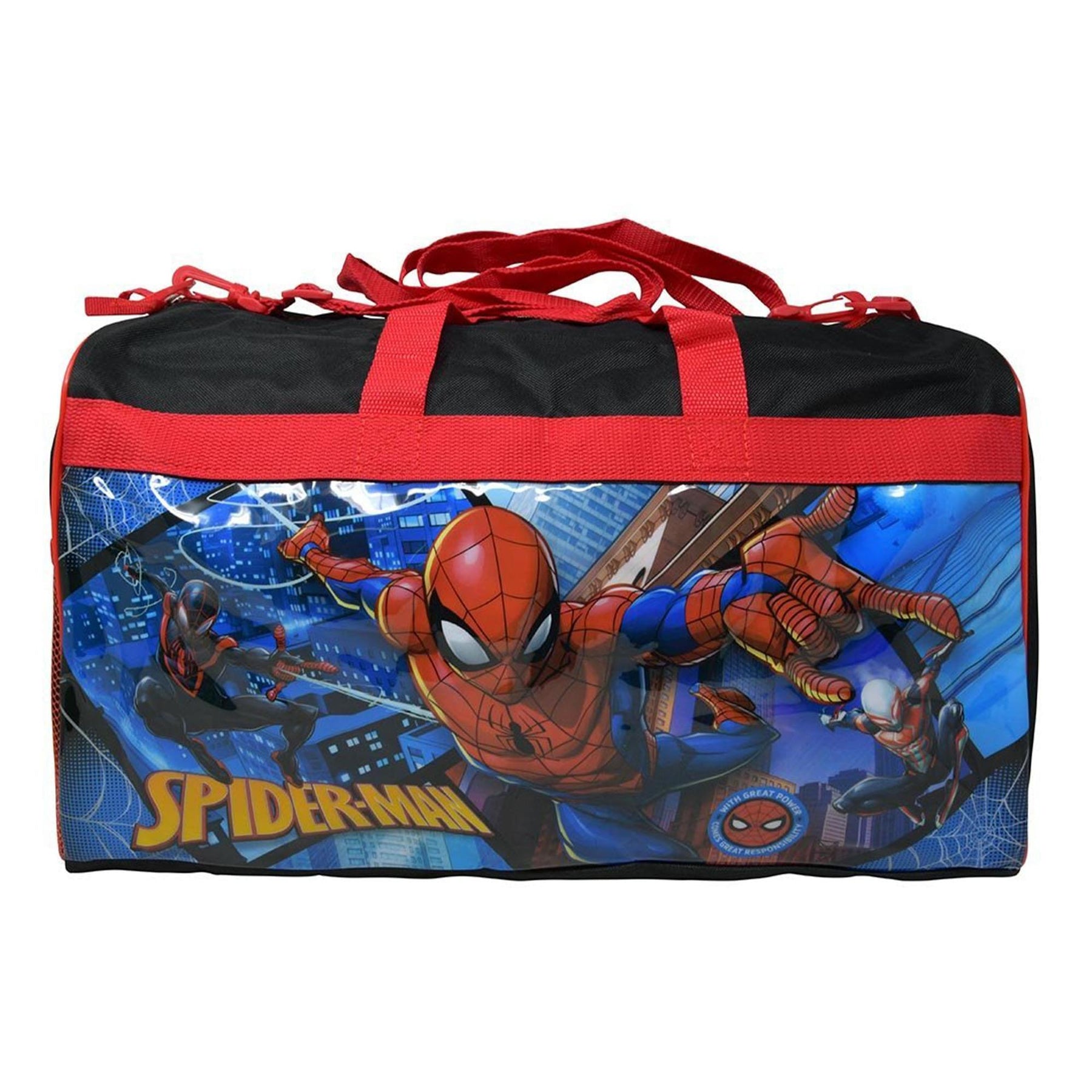 Marvel Spider-Man Duffle Bag with PVC Printed Panel