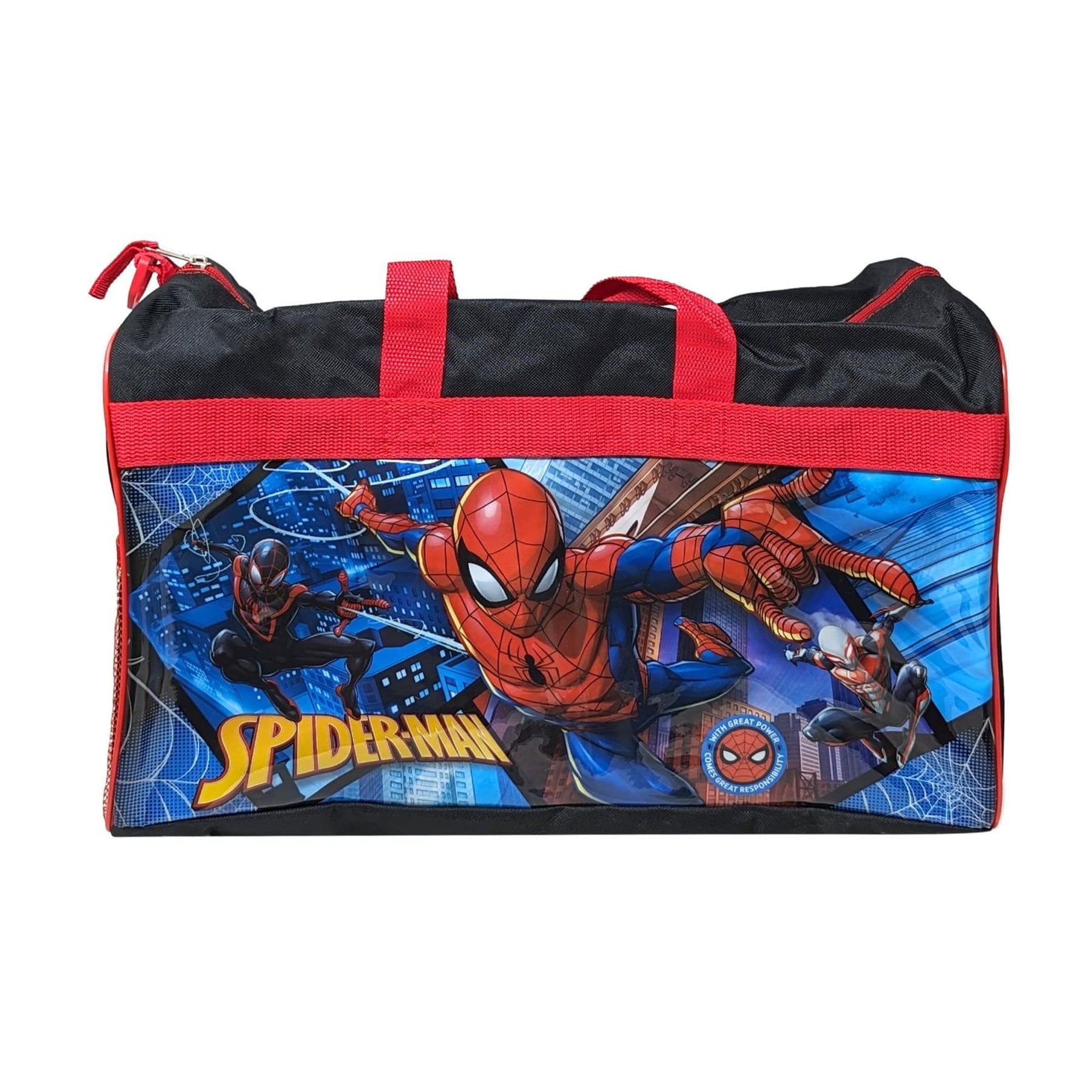 Marvel Spider-Man Duffle Bag with PVC Printed Panel