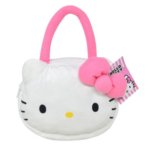 Sanrio Hello Kitty Head-Shaped Plush Handbag