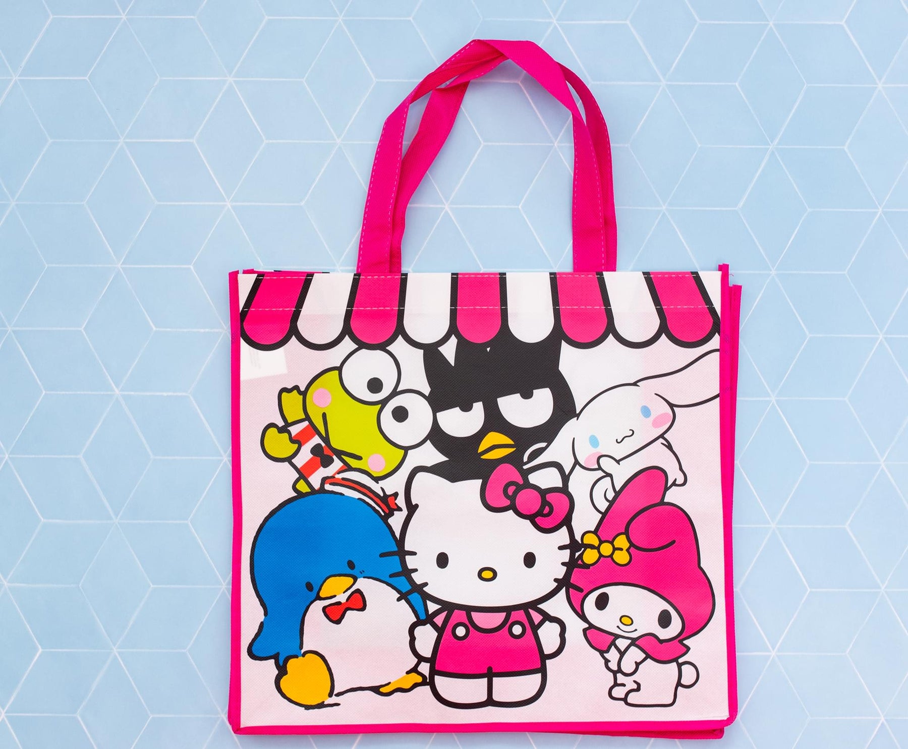 Sanrio Hello Kitty and Friends Eco Friendly Tote Bag | 15" x 5.5" x 13.5"