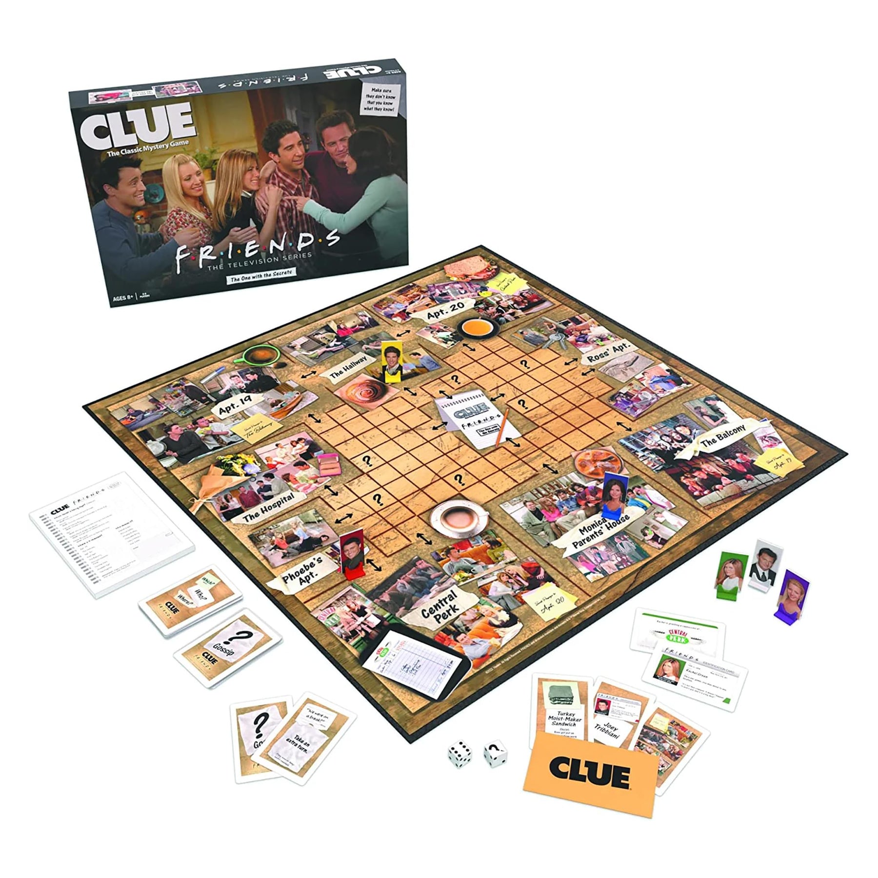 Friends Clue Board Game