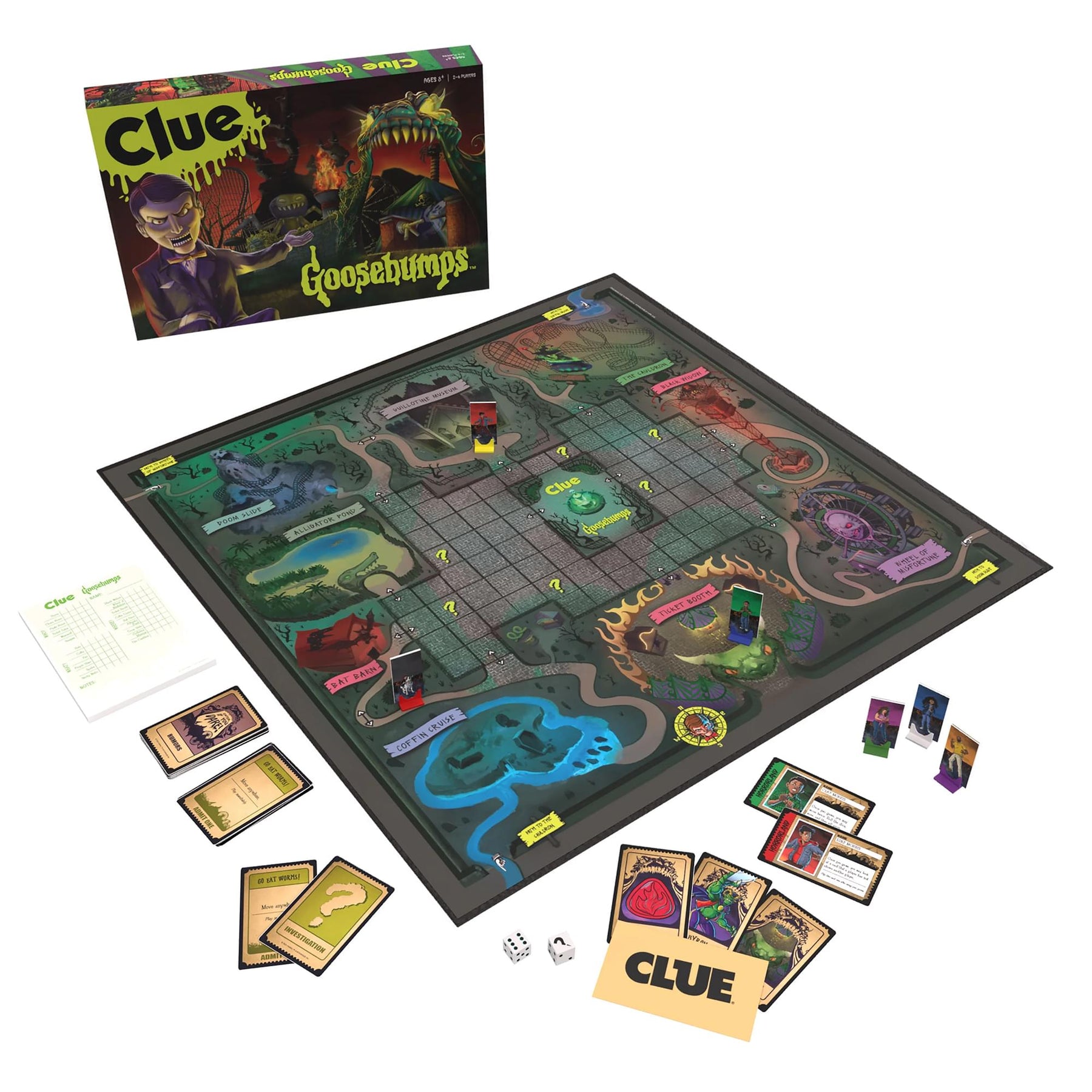 Goosebumps Clue Board Game