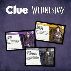 Wednesday Clue Board Game