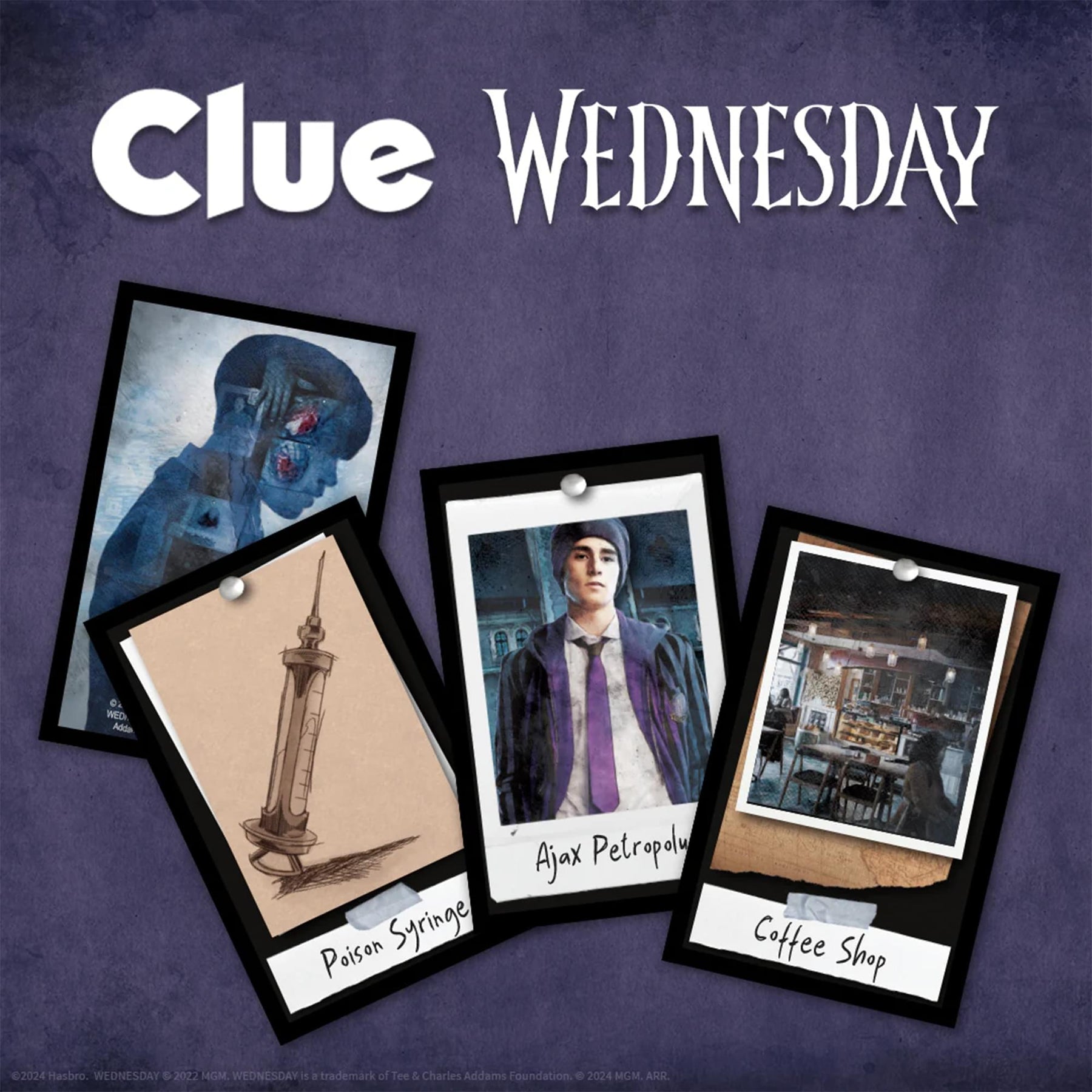 Wednesday Clue Board Game