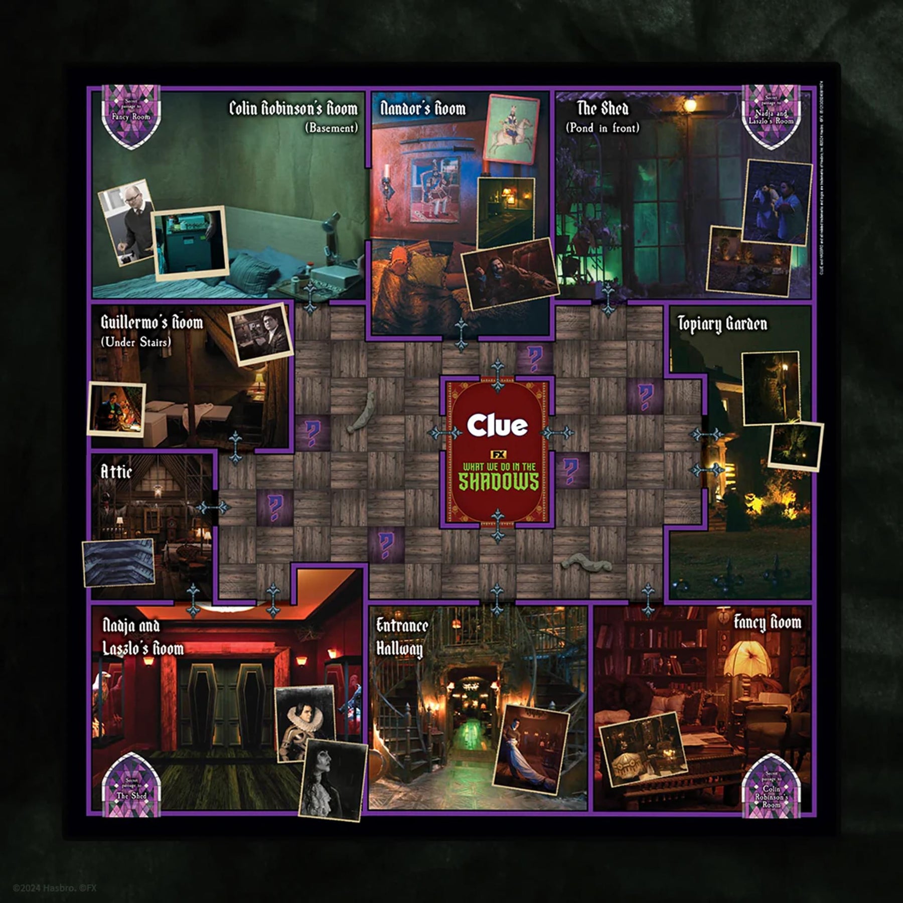 What We Do In The Shadows Clue Board Game