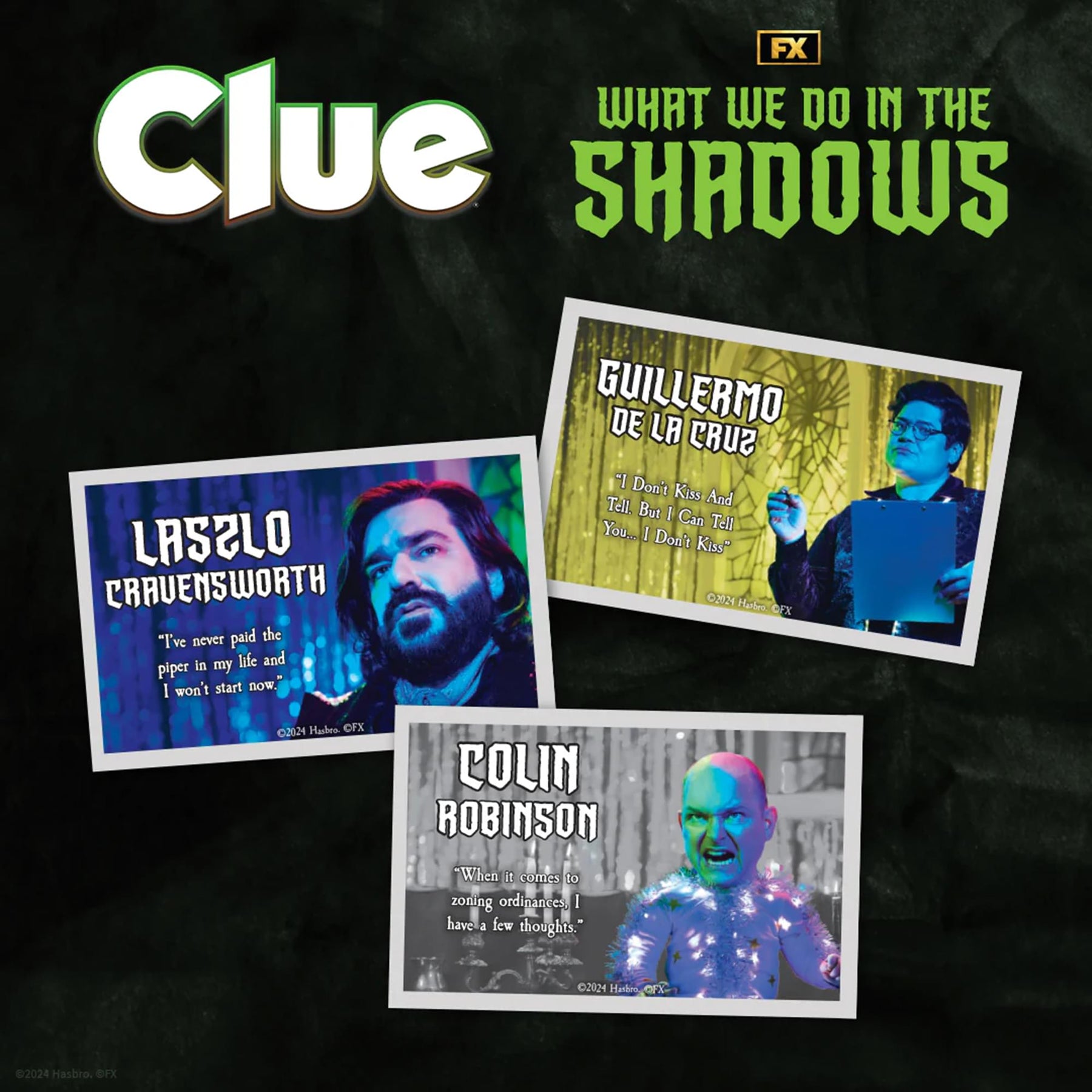 What We Do In The Shadows Clue Board Game