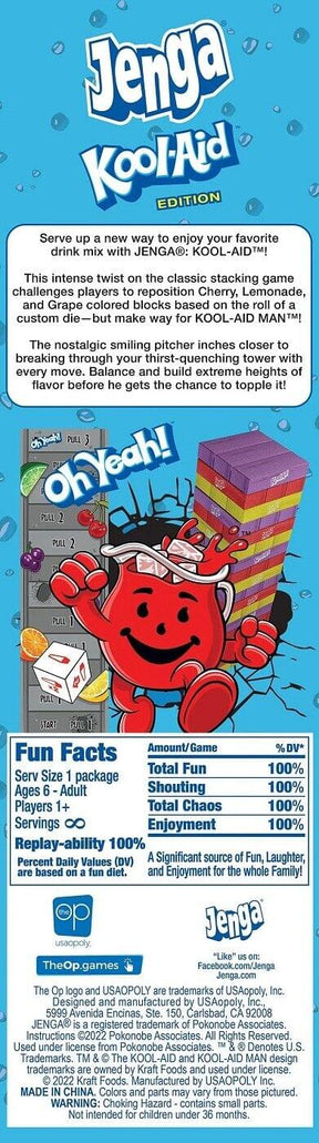 Kool-Aid Jenga Stacking Game