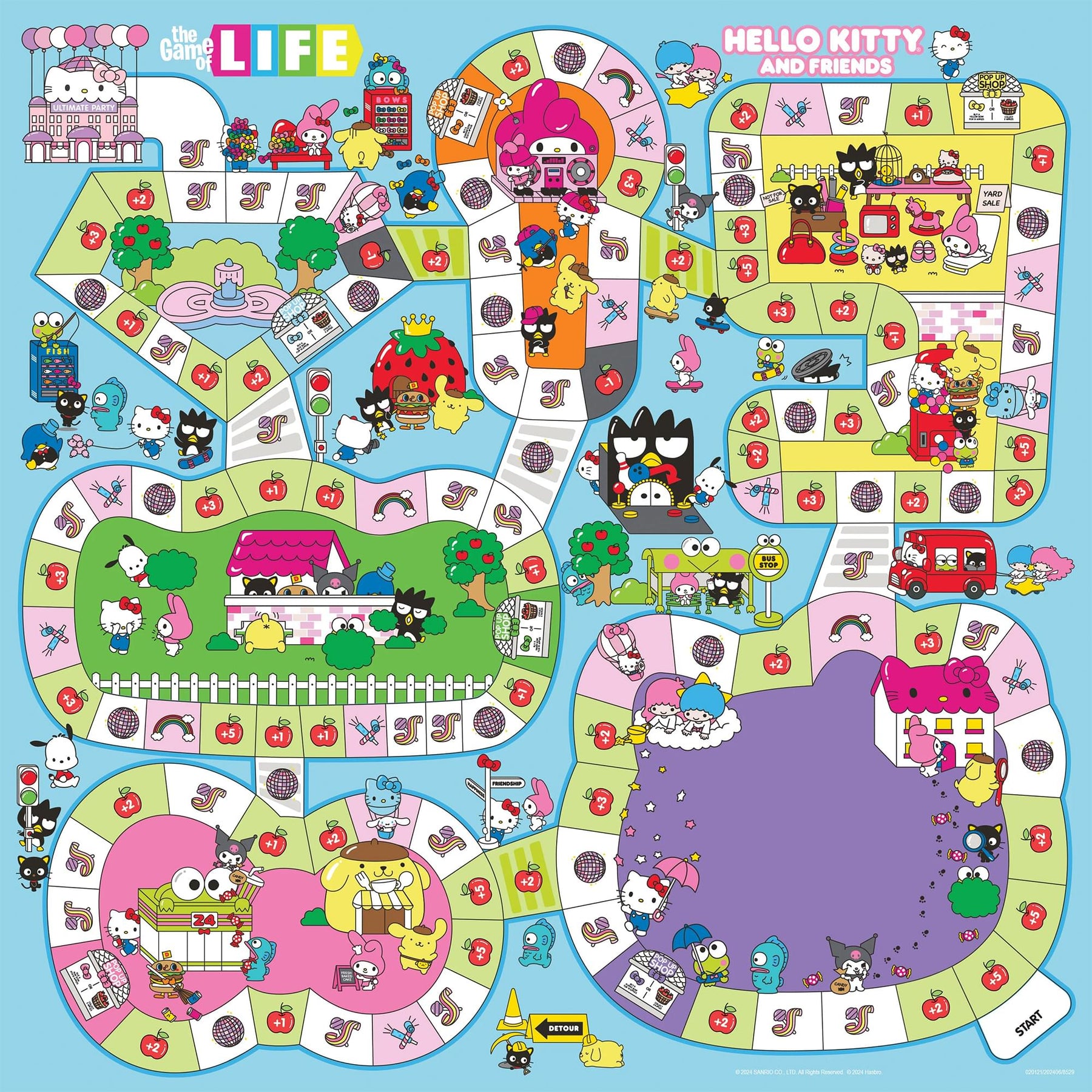 Sanrio Hello Kitty and Friends Life Board Game