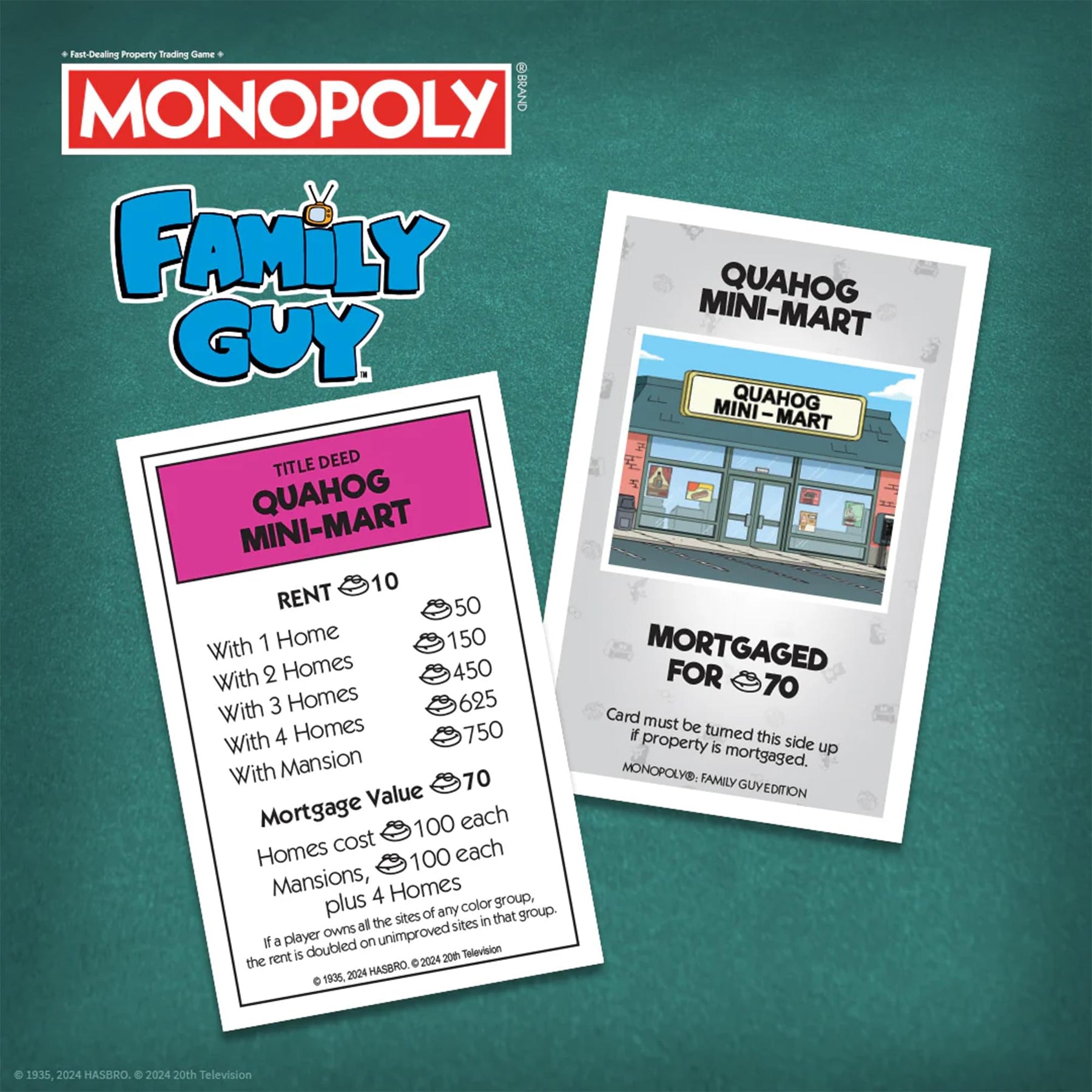 Family Guy Monopoly Board Game