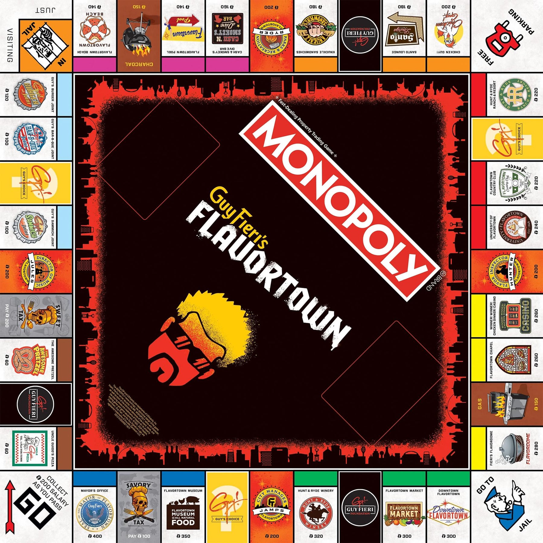 Guy Fieri's Flavortown Monopoly Board Game