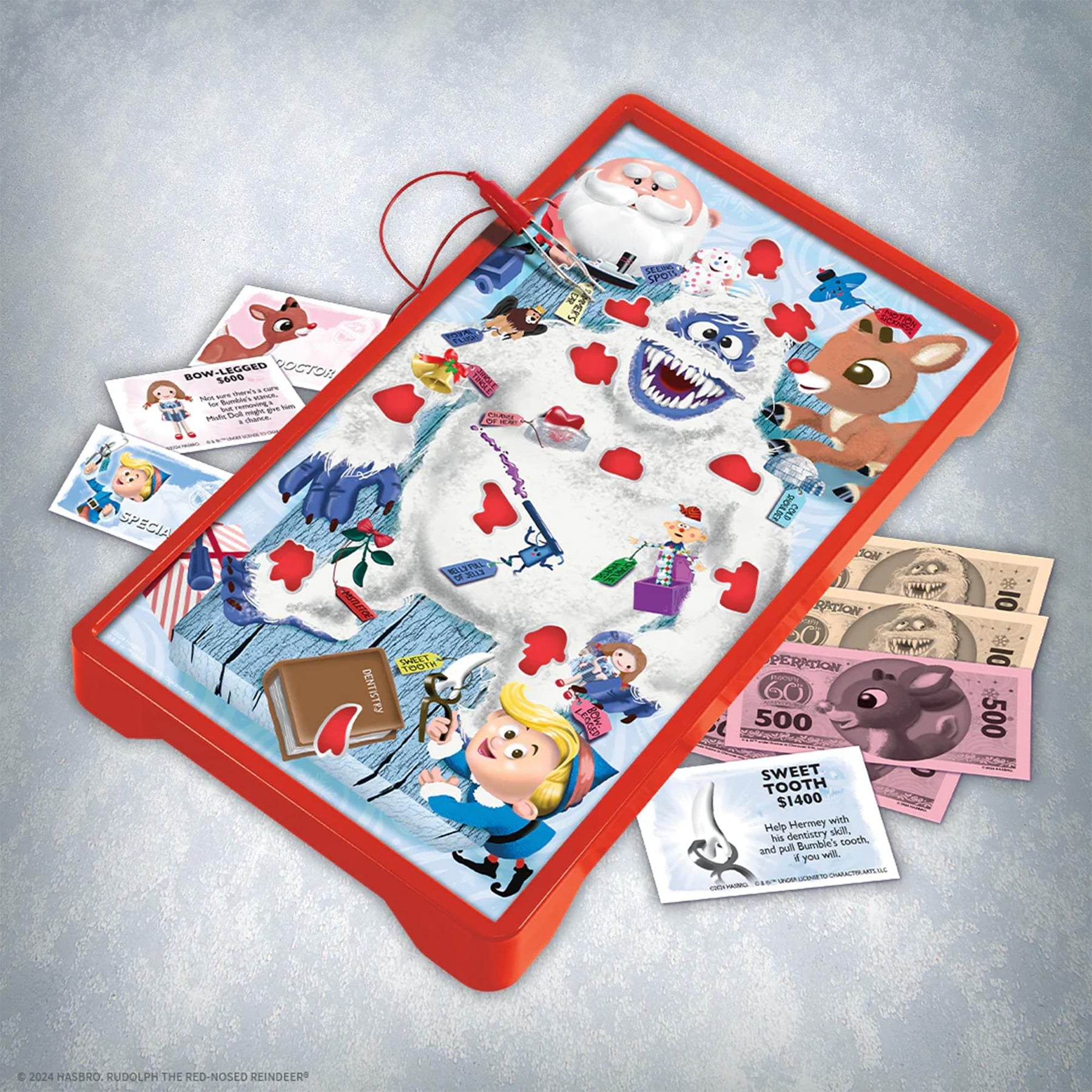 Rudolph the Red-Nosed Reindeer Operation Electronic Board Game